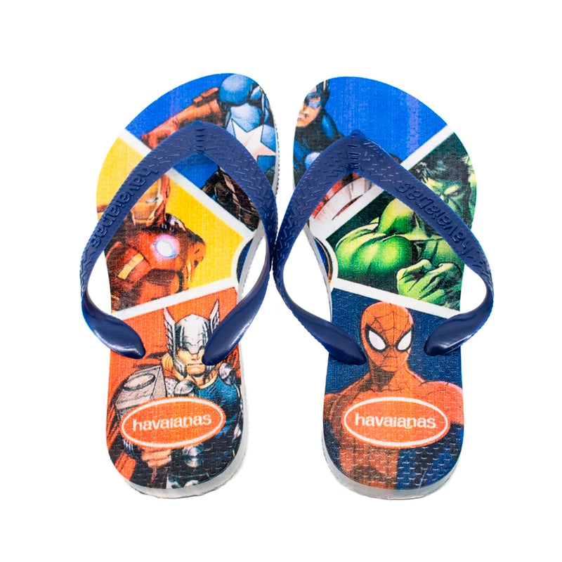 Kit Menino Tênis Infantil All Star + Chinelo Infantil Havaianas Heróis