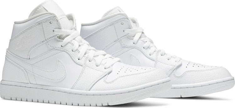 Nike Air Jordan 1 Mid 'Triple White'