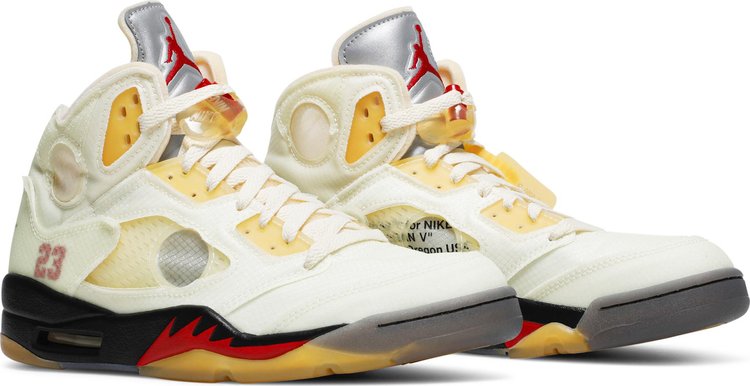 Nike Off-White x Air Jordan 5 SP 'Sail'