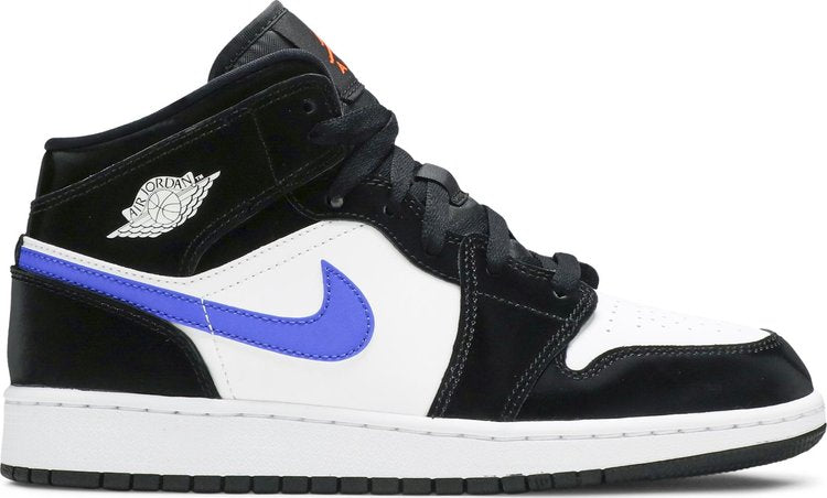 Nike Air Jordan 1 Mid GS 'Black Racer Blue'