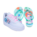 Kit Menina Tênis Infantil Stitch + Chinelo Infantil Personagens