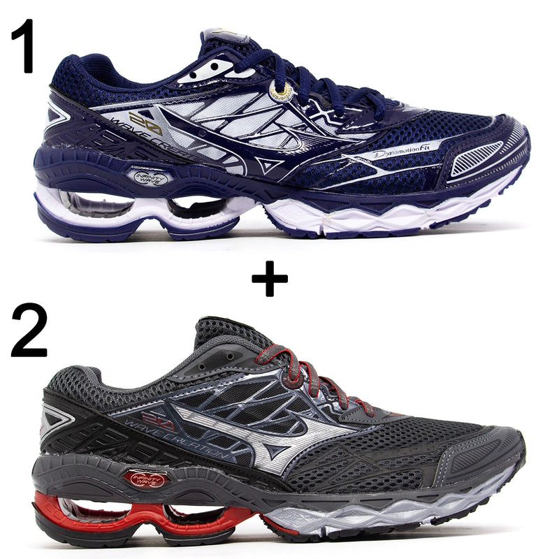 Kit 2 pares de Tênis Mizuno Wave Creation 3.0 (ultimas unidades)
