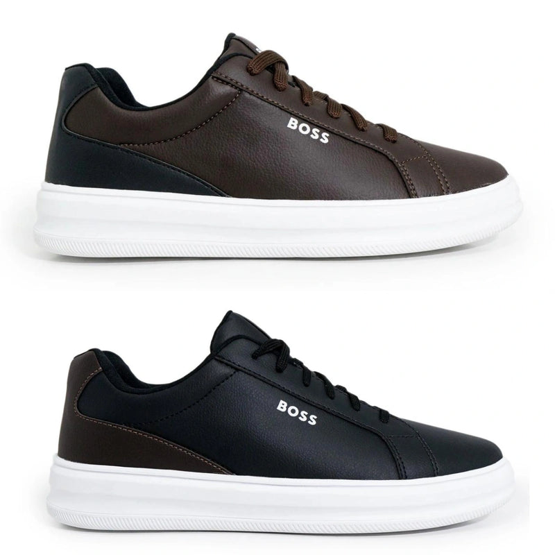 Lançamento 2025 Kit 2 Sapatênis Masculino Casual Hugo Boss Premium